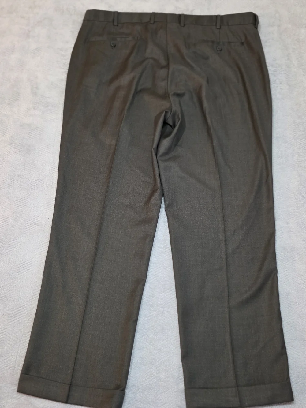 Louis Raphael Men's Dress Pants in Charcoal Gray